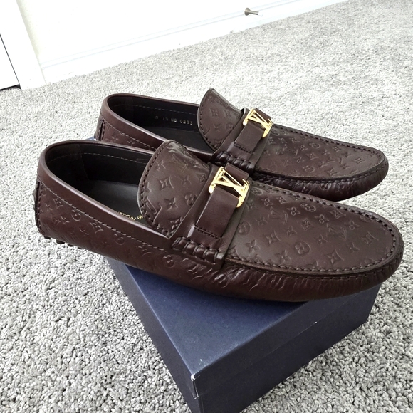 LOUIS VUITTON Hockenheim Moccasin Loafers - Picture 1 of 10